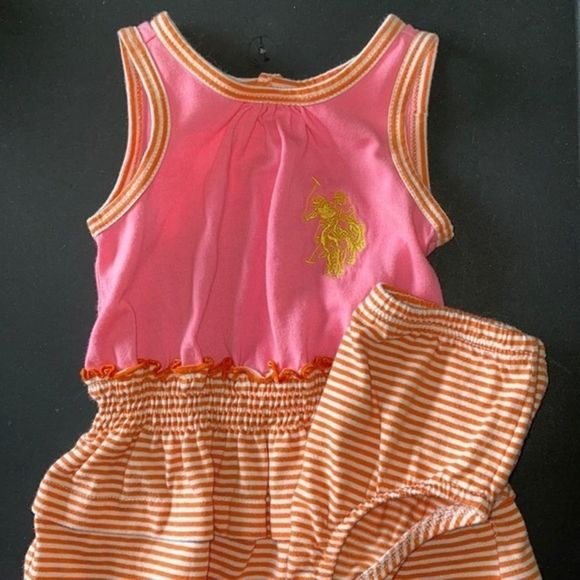 U.S. Polo Assn. Other - 🛍 Little Girls US Polo Assn dress size 3-6 months